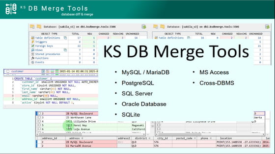 KS DB Merge Tools in 200 Seconds Preview