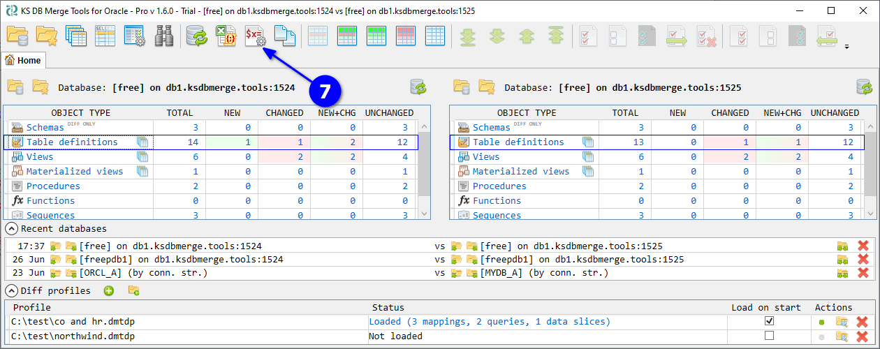 for Oracle, generate automation script on Home